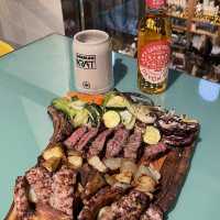 EAT IN LONDON | food market inside Church 
