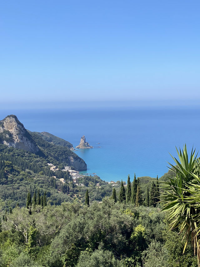 Corfu north to South. East to West
