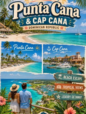 🇩🇴 PUNTA CANA 🌴— WHERE THE CARIBBEAN LOOKS LIKE HEAVEN! 💙