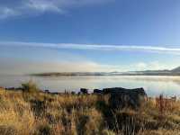 Lake Tekapo in autumn