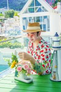清遠夏日漂流｜迷失在聖托里尼般的愛情海別墅中