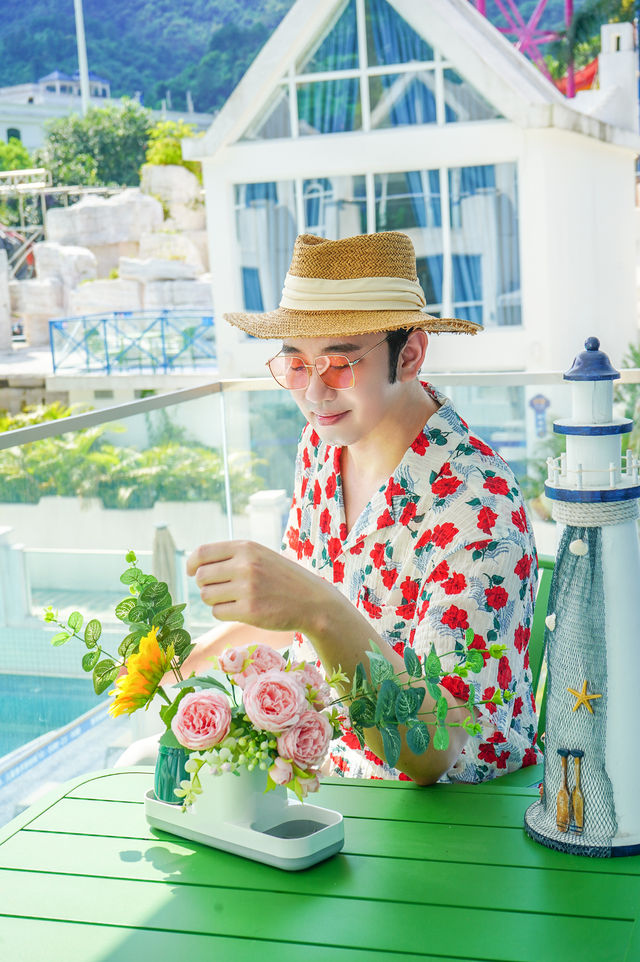 清遠夏日漂流｜迷失在聖托里尼般的愛情海別墅中
