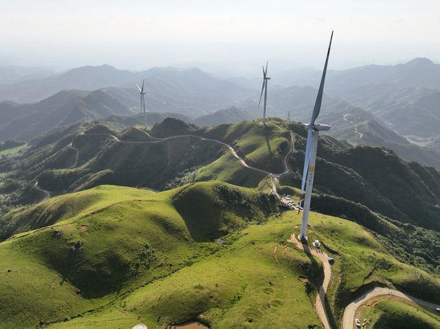 廣西玉林四勝頂，雲海之上的高山草甸