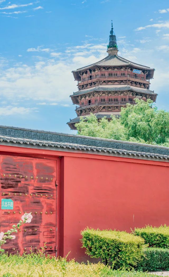 摩旅山西|中國千年比薩斜塔“應縣木塔”