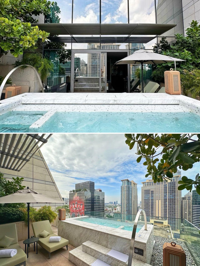 曼谷瑰麗酒店～單獨空中游泳池的Nara House真是極致享受