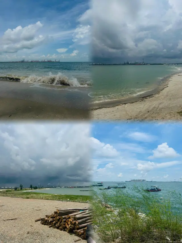 Near Guangzhou lies a hidden gem that is not a garden but a beach embraced by the sea
