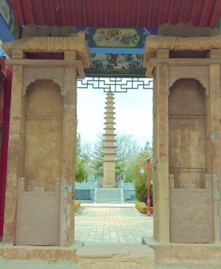 The ancient stone carving art museum in Heshui County, Qingyang, which is located in Longdong, is stunning