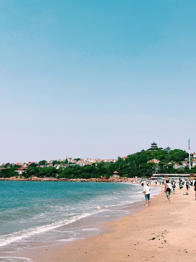 青島第一海水浴場 | 就我一個人錯過了愛心樹