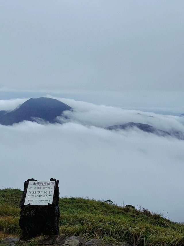 我願稱這裡為「最美山海徒步路線」深圳七娘山。