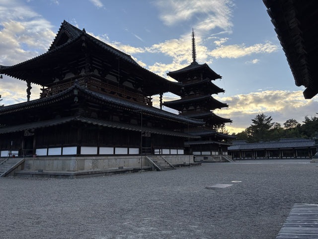 法隆寺——奈良的世界文化遺產。