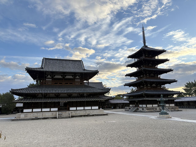 法隆寺——奈良的世界文化遺產。