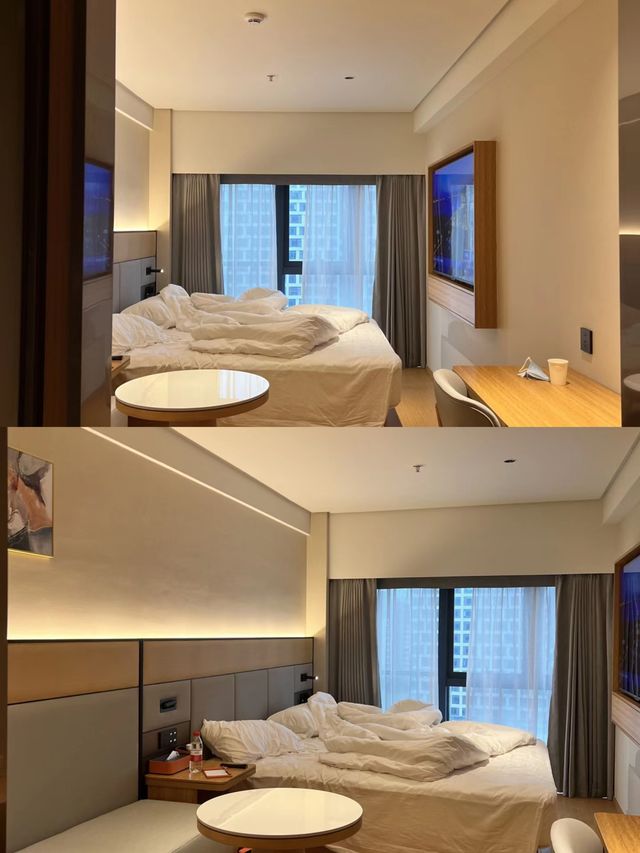 深圳住到不想退房去機場。