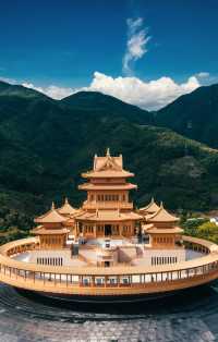 現實版天宮，寧波奉化彌勒聖壇。