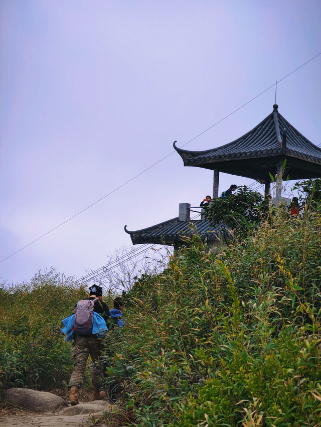 打鼓嶂-鵝公髻-園山風景區穿越徒步記錄
