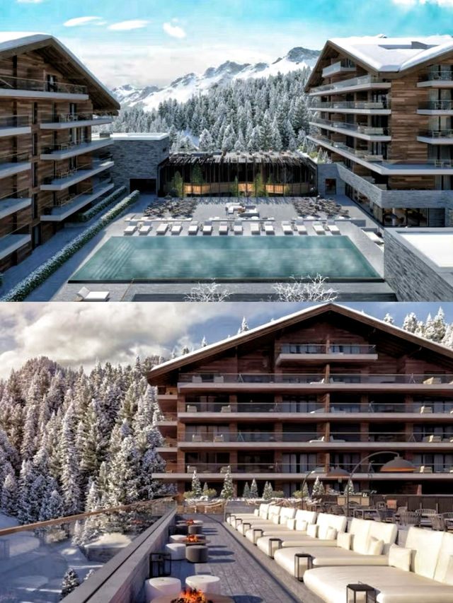 谷雪維爾六善酒店阿爾卑斯山的精緻小木屋