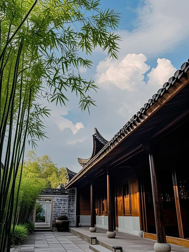 搖櫓船送娃登基？！這座江南孤島酒店，爸媽飲茶睇娃玩