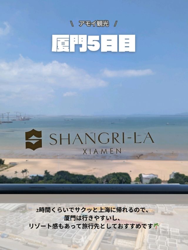 厦門旅行　5日目