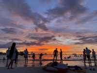 🌅 鮮豔到像是幻覺的火紅夕陽｜長灘島 Boracay Sunset