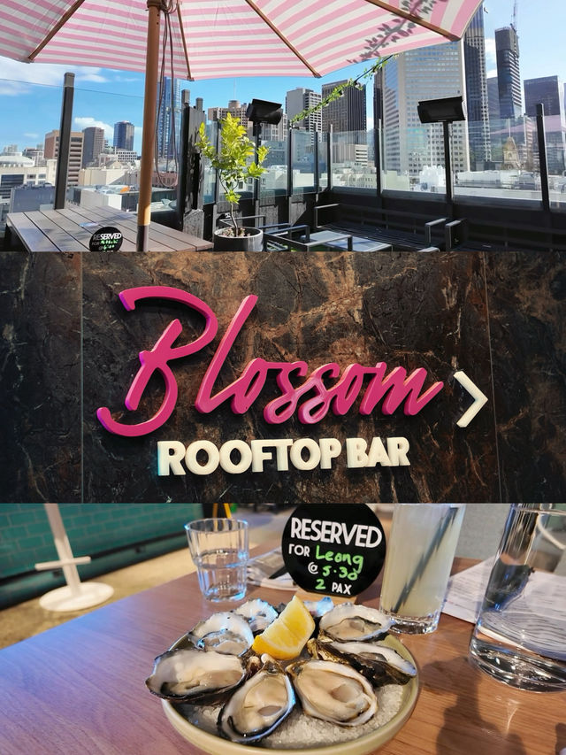 Blossom Rooftop Bar 🥂 | Melbourne's Highest Rooftop Experience with 270° City Views!