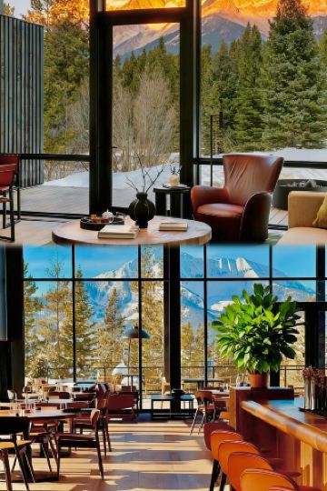 Montana!! The stunning ski cabin at Big Sky Mountain