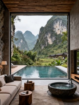 貴州のラグジュアリーワイルドホテルに宿泊！親子6日間5泊の崖リゾート完全攻略