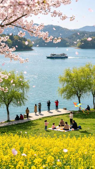 Late Spring Visit to Xianren Lake in Wuxue｜Little Erhai of Eastern Hubei, Lie Back and Enjoy the Lake, 