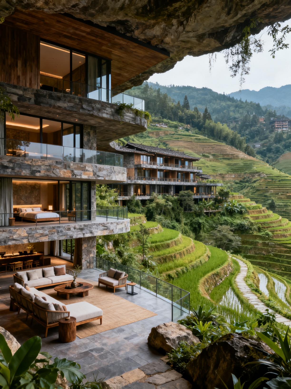 Stayed at the Mountain View Courtyard in Longji Terraces, and I don’t want to leave.