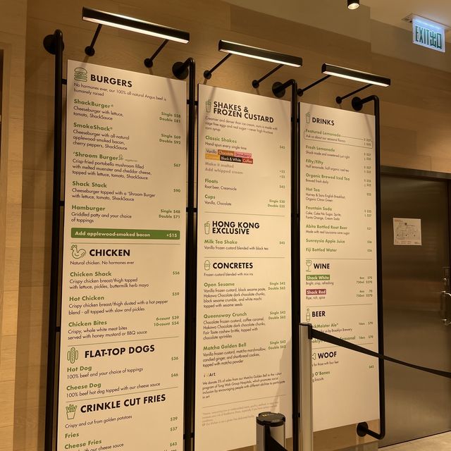 美國🇺🇸過江龍❤️享受😎高質Burgers👏🏻Shake Shack