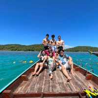 ร่องเรือชมบรรยากาศ​ เกาะแตน  สมุย