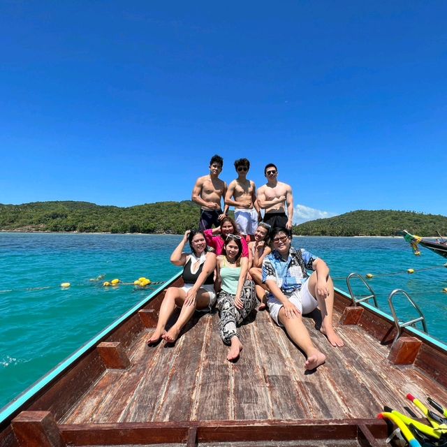 ร่องเรือชมบรรยากาศ​ เกาะแตน  สมุย