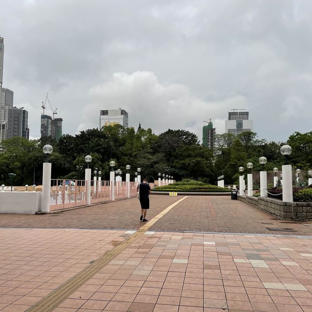 維多利亞港九龍區，尖沙咀城市中綠洲