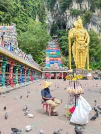 The tallest statue in Malaysia at Batu Caves