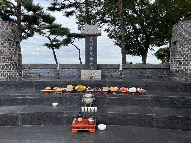 朝鮮民主主義人民共和国が目の前「烏頭山統一展望台」
