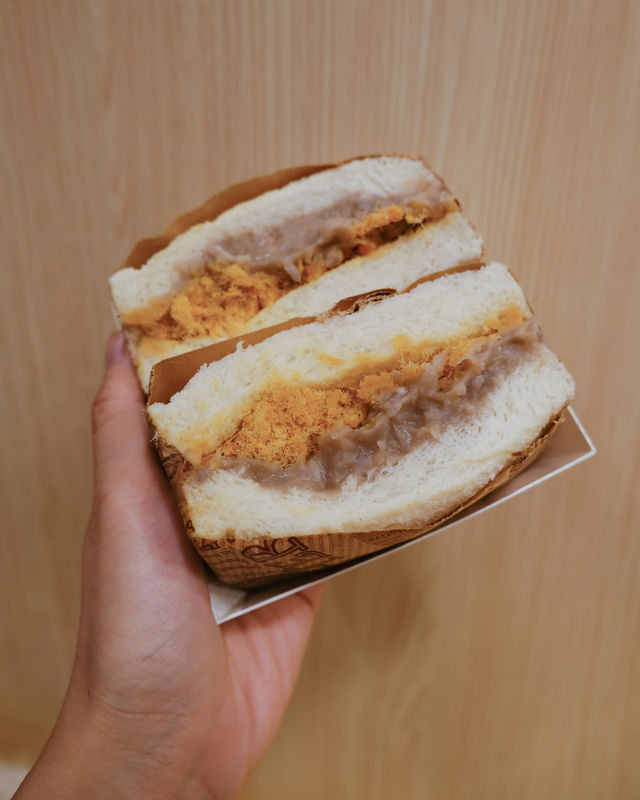 勁大份足料芋泥三文治