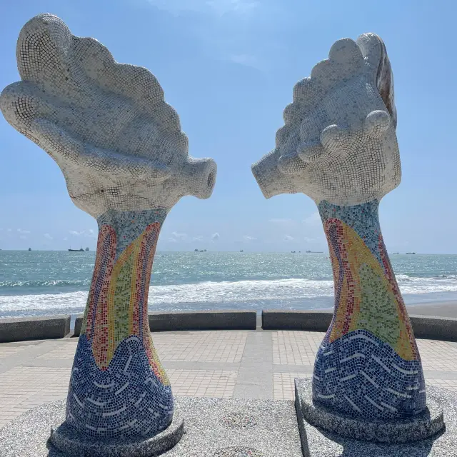 🔆高雄最靚嘅海水浴場🏊🏻‍♂️