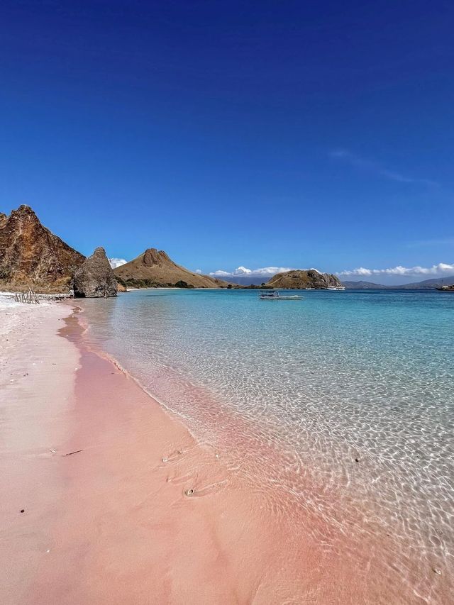 One Of The Famous Pink Beach⁉️🤫👀💖