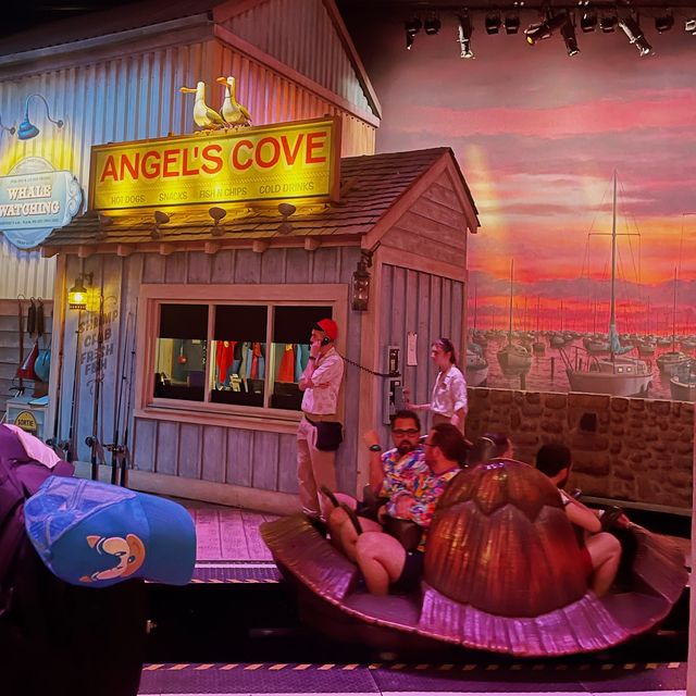 Crush Coaster ride is very exhilarating!