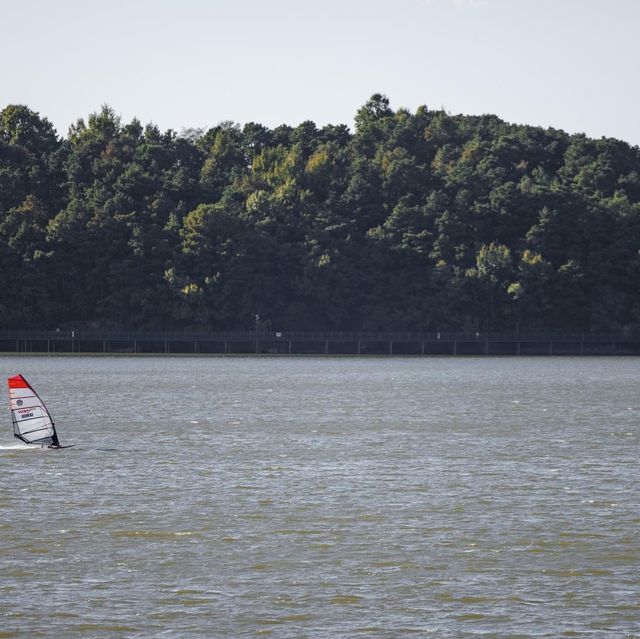 Beautiful Autumn View of Tapjeongho Lake