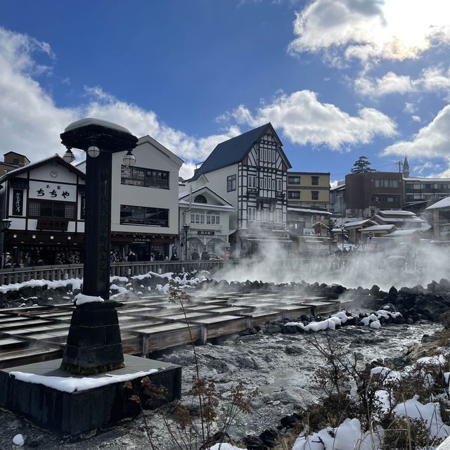 草津のシンボル「湯畑」〜群馬•草津