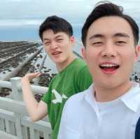 특이한 모양의 지형이 남아있는 미야자키 도깨비 빨래판