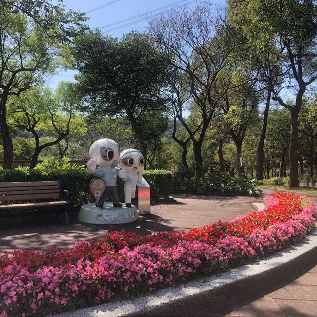 長庚養生文化村（有隱藏版櫻花木棧道八重櫻）