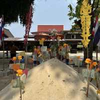 หน้าร้อน สงกรานต์ ทำบุญปีใหม่ วัดนิคมสโมสร