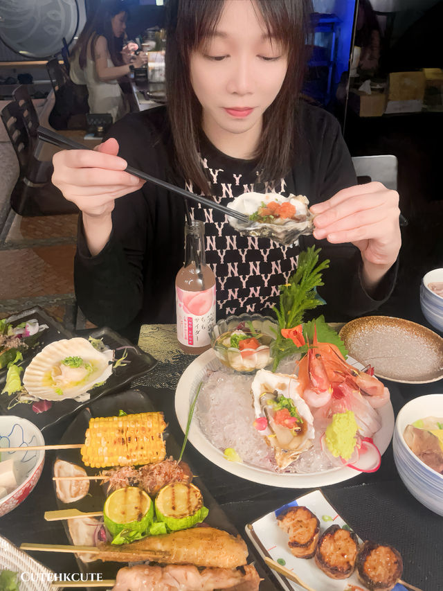 香港旺角🍢榻榻米氛圍感日料❤️平民價串燒