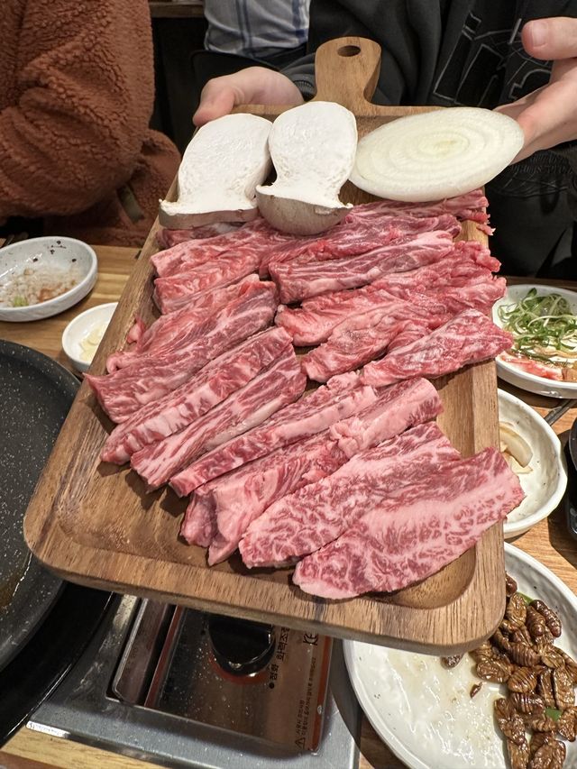 韓国で新鮮な、韓牛を食してみました！