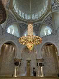 Lost in the beauty of Sheikh Zayed Mosque