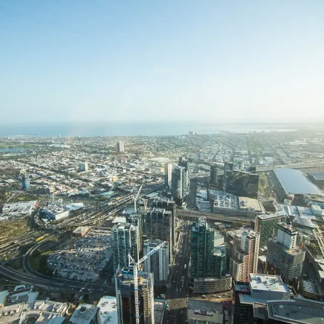 Breathtaking View at Melbourne Skydeck
