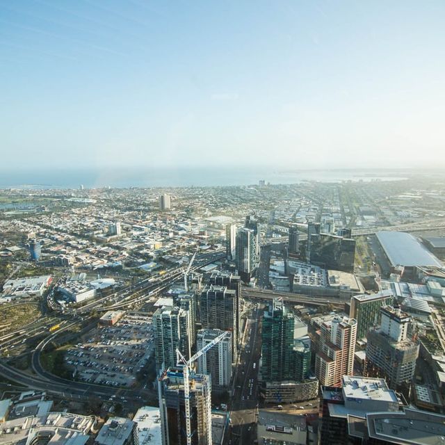 Breathtaking View at Melbourne Skydeck