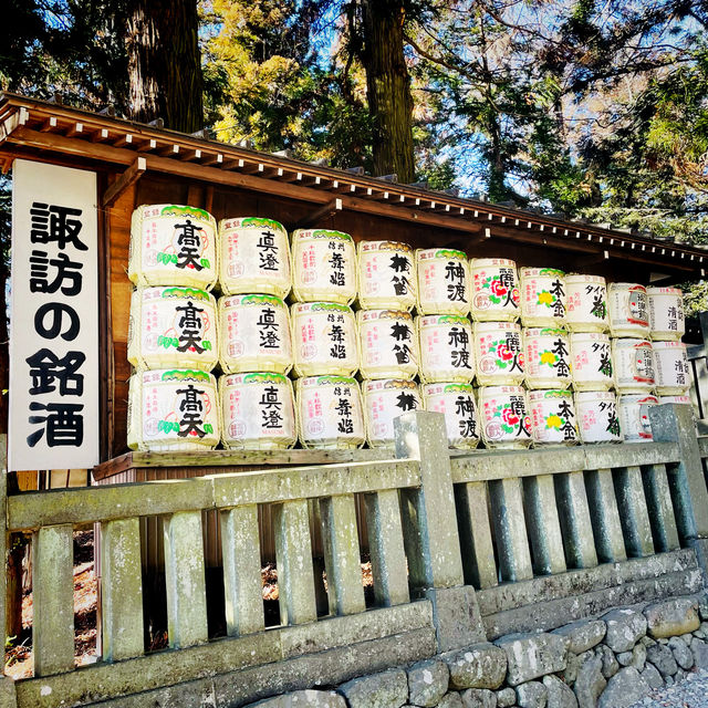【長野県/下諏訪　全国に2.5万社ある諏訪神社の総本社『諏訪大社』の１つ⛩️】