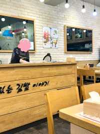 【韓国(釜山)】西面駅周辺で朝食キンパはここ！オーダーしてから手作りしてくれる優しい味✨