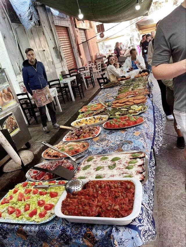 【西西里巴勒莫】歷史建築加美食市場，遊輪岸上遊